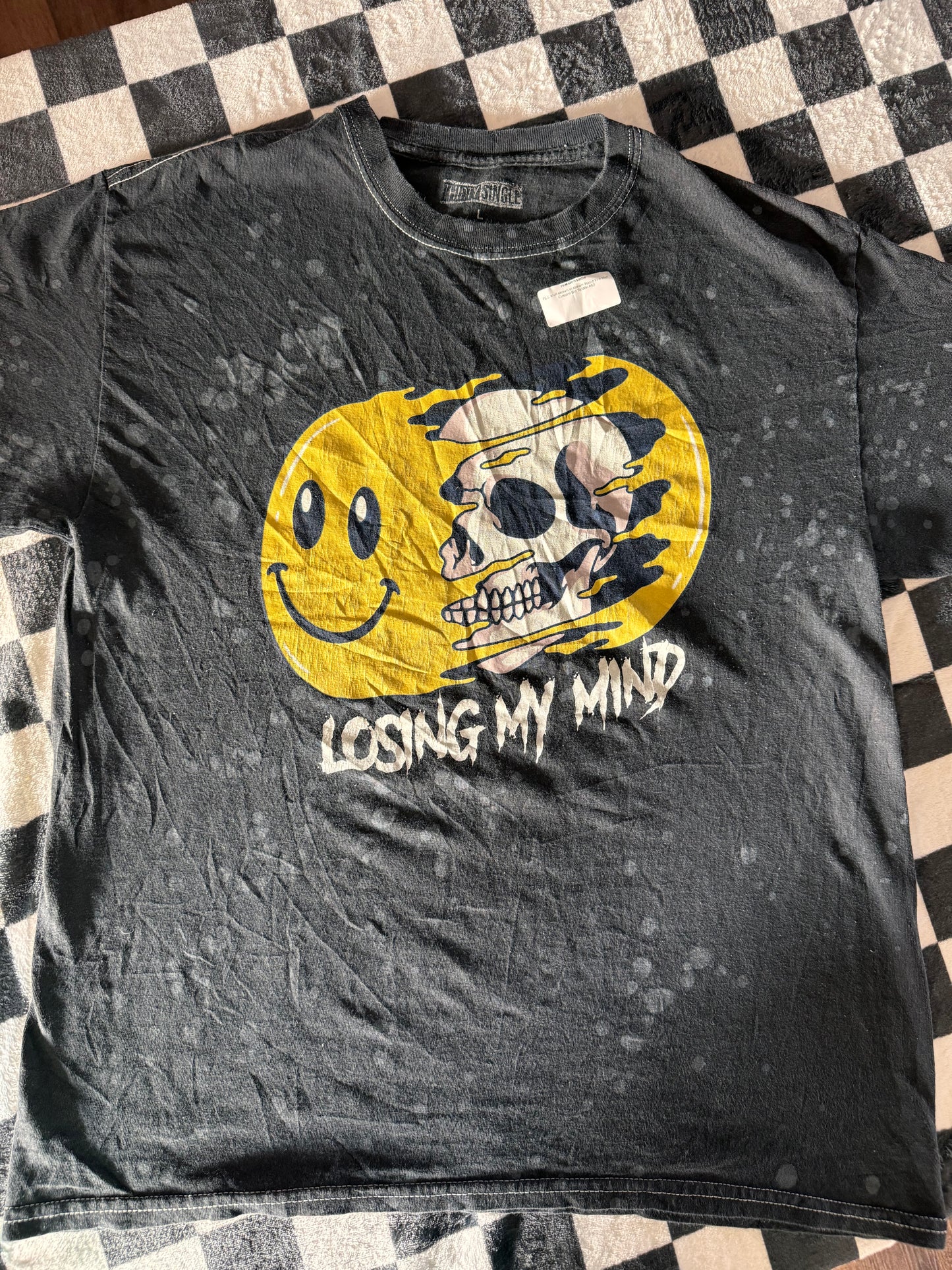 L Thrifted BLEACHED tees CLICK ME