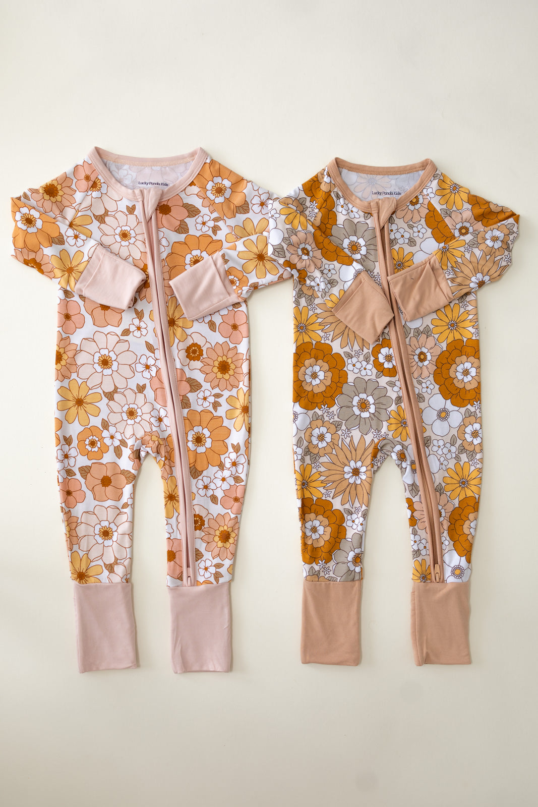 Bamboo Zip Romper | Petal Pop