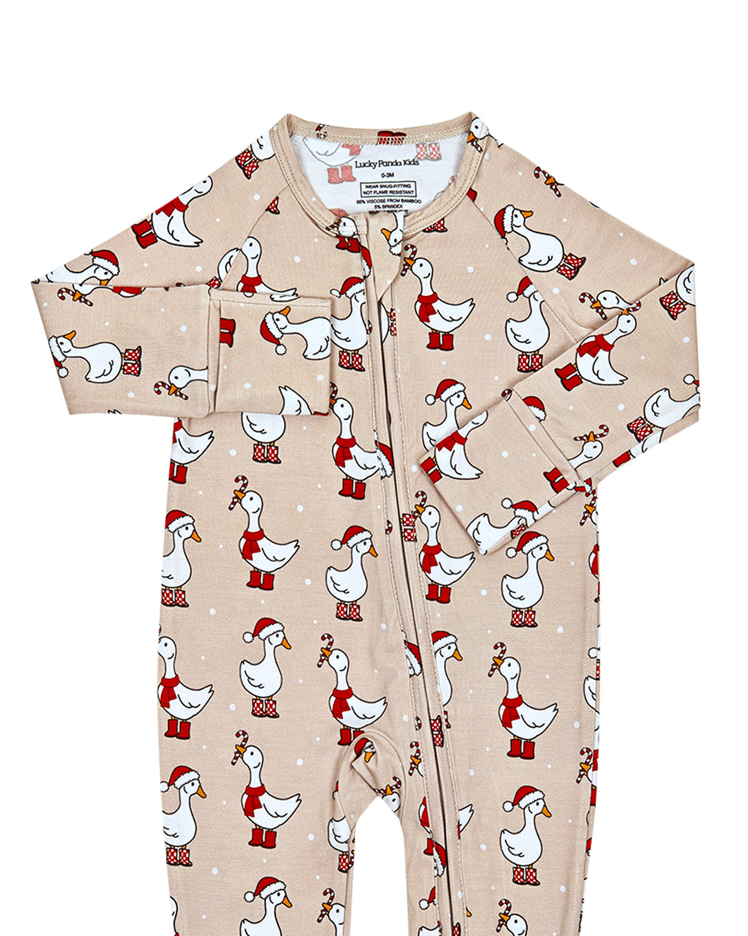 Bamboo Zip Romper | Merry Goose