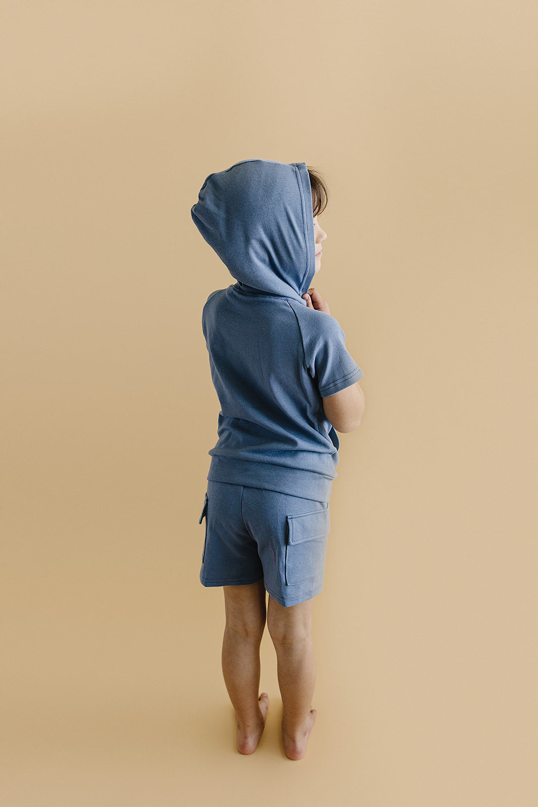 Cargo Shorts Set | Blue