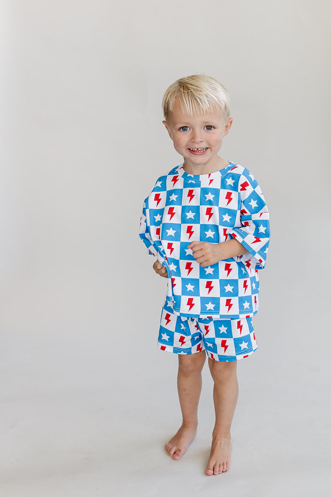 Shorts Set | Checks & Stars