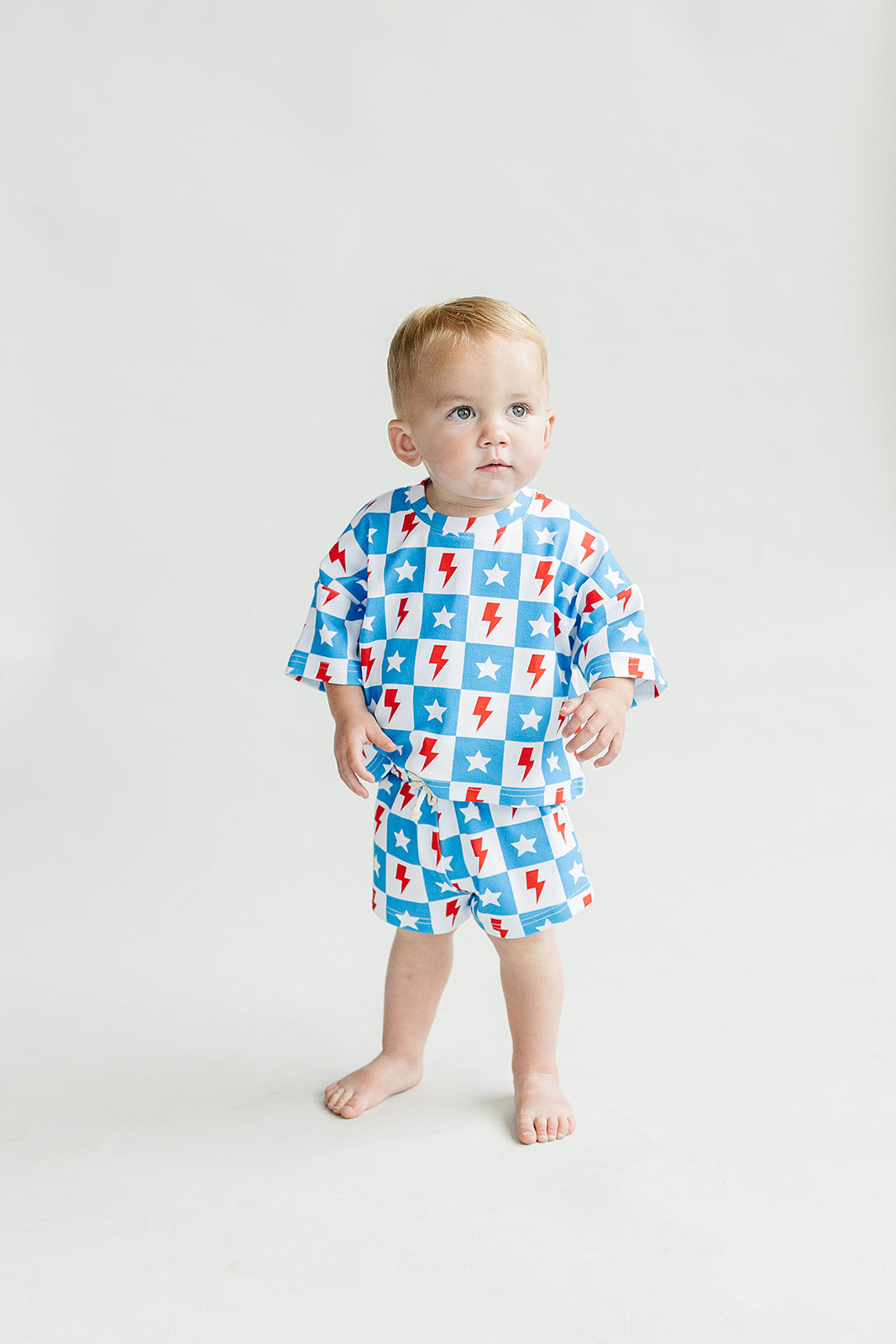 Shorts Set | Checks & Stars