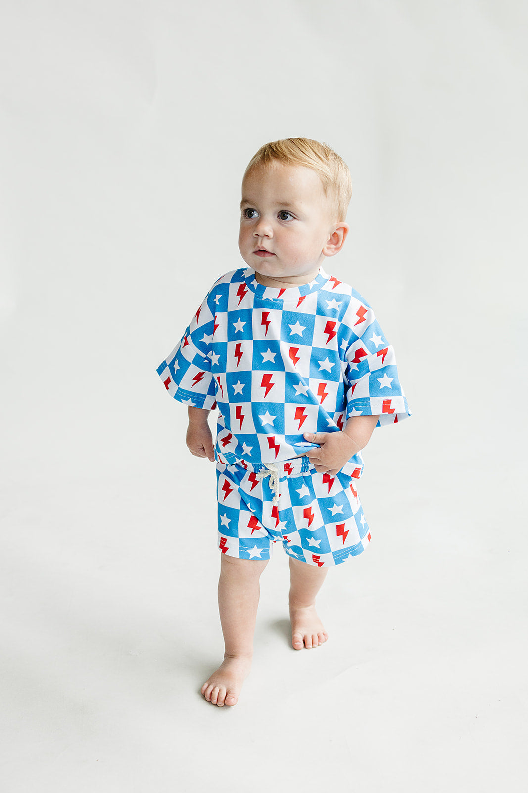 Shorts Set | Checks & Stars