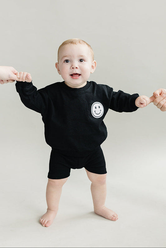 Biker Shorts Set | Black
