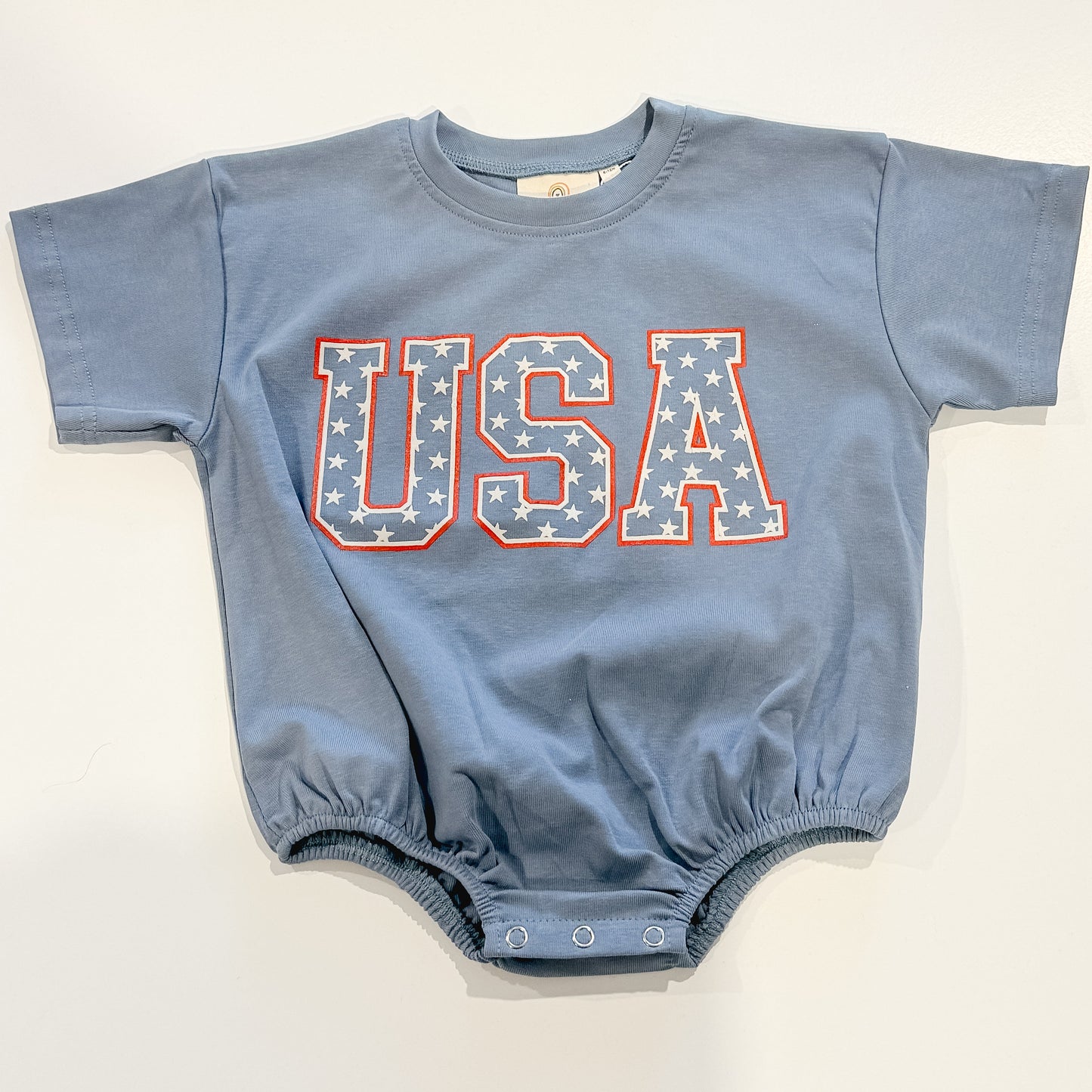 USA Stars T-Shirt Romper