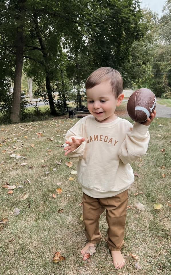 Gameday Crewneck Sweatshirt – Cream