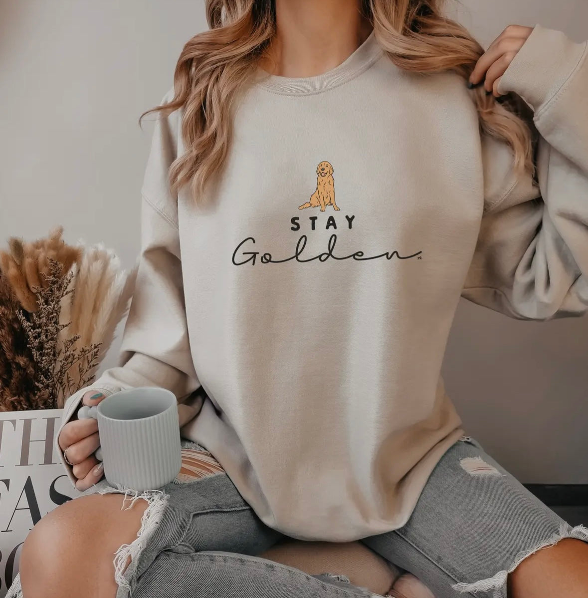 stay golden crewneck