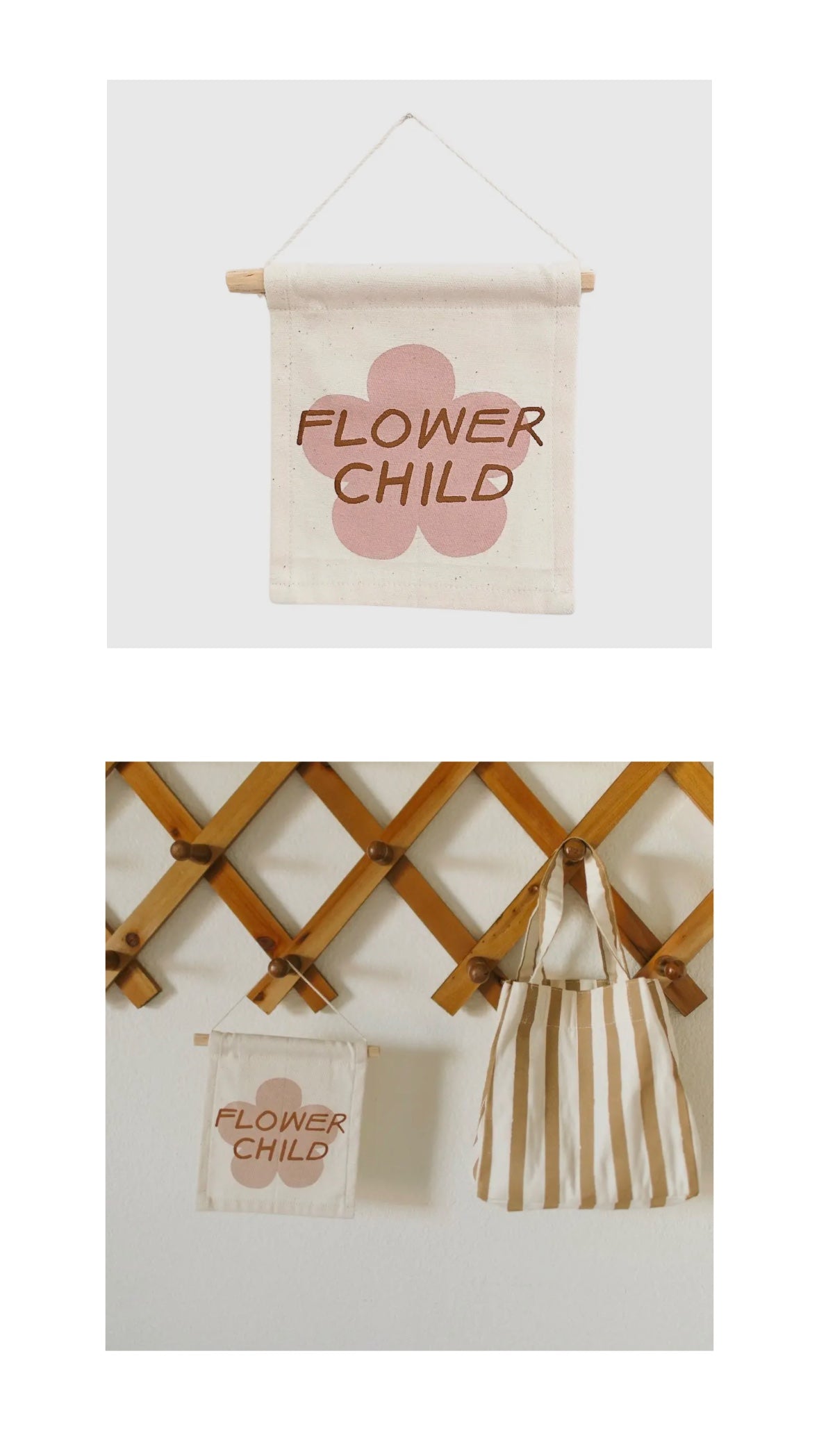 flower child wall hang