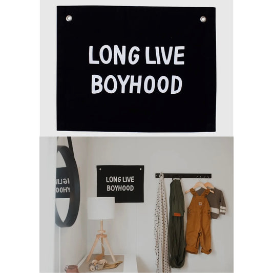 Boyhood Canvas Banner