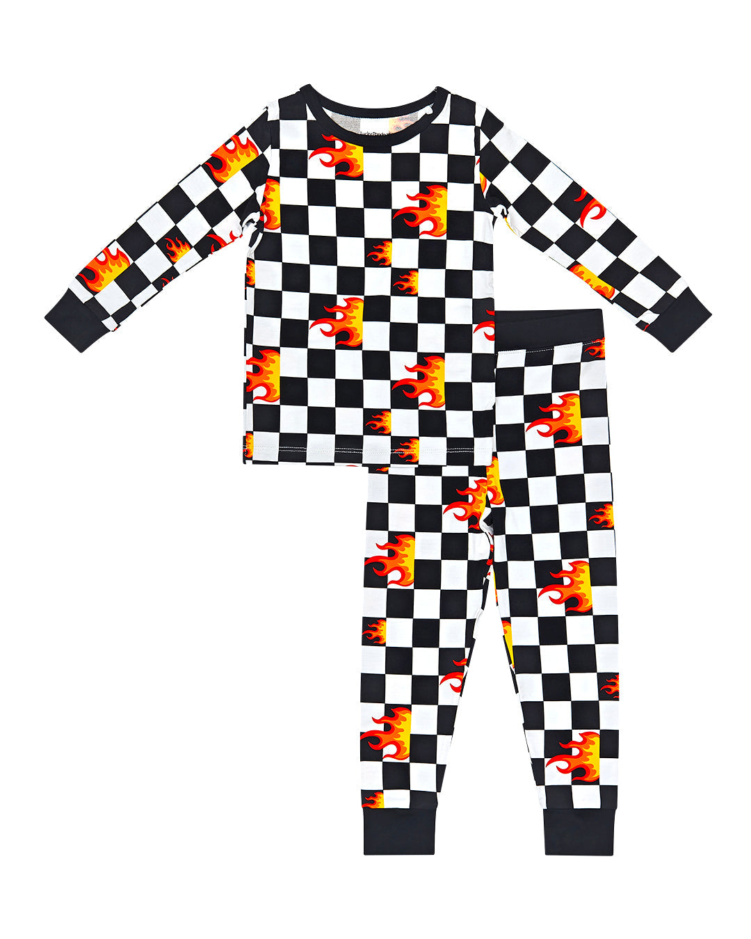 Bamboo Two Piece Set | Checker Blaze