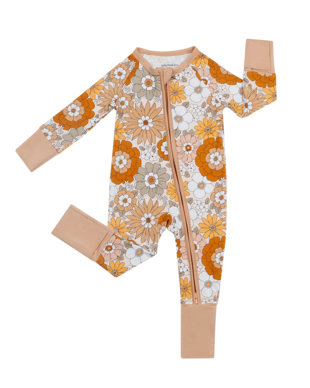Bamboo Zip Romper | Petal Pop