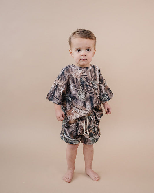 Shorts Set | Brown Camo