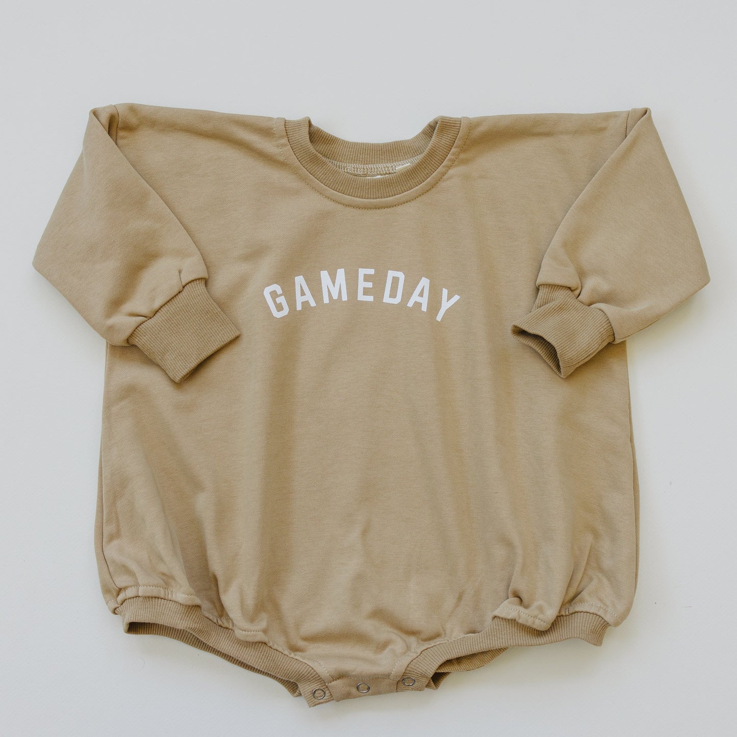 Gameday Sweatshirt Bubble Romper
