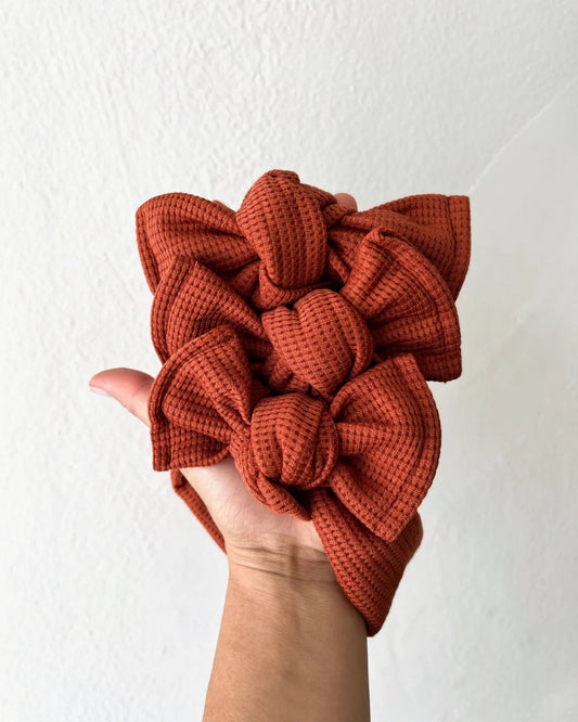 Waffle Headband | Pumpkin